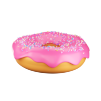 aislado realista rosquillas icono en negro antecedentes. png