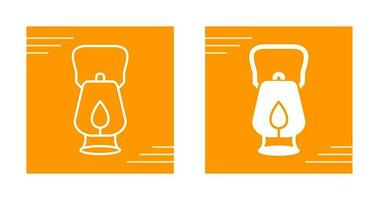 Oil Lamp Vector Icon