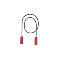 Red And Grey Illustration of Skipping Rope 3D Icon. png