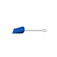 3D Render Of Long Handle Dustpan Blue Icon. png