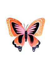 maravilloso mariposas acuarela ai generativo png