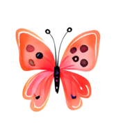 Groovy Butterflies Watercolor png