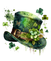 Green Hat St Patricks Day Sublimation png