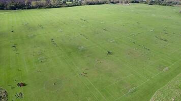 Football Matches at Hackney Marshes in London video