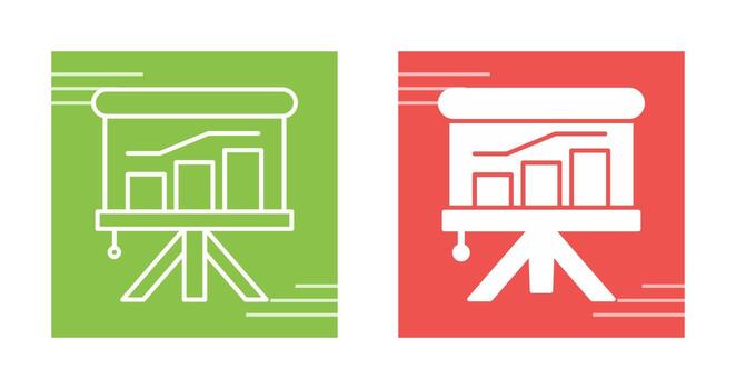 icono de vector de gráfico