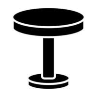 Round Table Icon Design vector