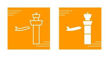 Air Control Tower Vector Icon