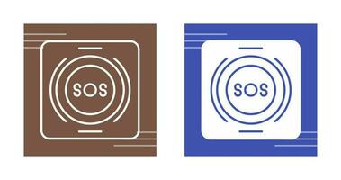 Emergency Button Vector Icon