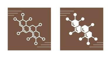 icono de vector de molécula