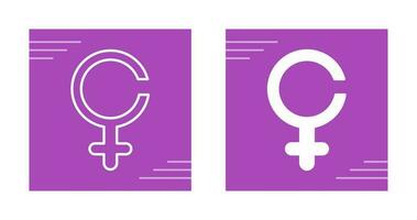 Female Sign Vector Icon