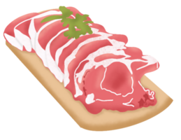 pork belly illustration png