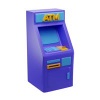 3d Geldautomaat geven illustratie png