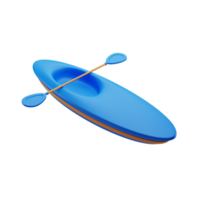 3d kayak rendere illustrazione png