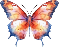 farfalla acquerello illustrazione. ai generato png