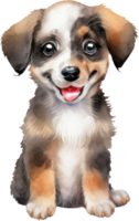 Cute Puppy Dog Watercolor. png