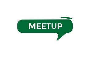 meetup vectors.sign label bubble speech meetup vector