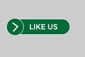 like us vectors.sign label bubble speech like us vector