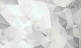 White Color Polygon Background Design, Abstract Geometric Origami Style With Gradient vector