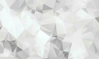 White Color Polygon Background Design, Abstract Geometric Origami Style With Gradient vector