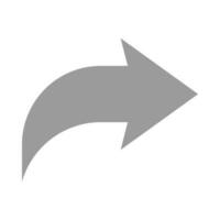 Right arrow icon vector