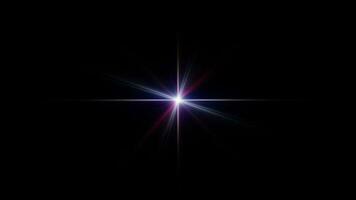 ciclo Centro rotação tremeluzente roxa brilho Estrela radial luzes video