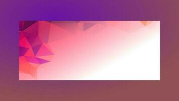 Abstract Geometric banner backgrounds full Color vector