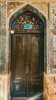 old and vintage doors background photo