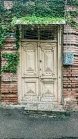 old and vintage doors background photo