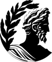 Greek - Minimalist and Flat Logo - Vector illustration