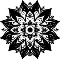 Mandala, Minimalist and Simple Silhouette - Vector illustration