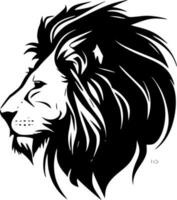 Lion, Minimalist and Simple Silhouette - Vector illustration