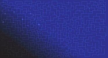 technology blue background abstract lines, dots, circle and isometric lines with white glowing light digital business marketing connection and big data concept network, graphic vector illustration