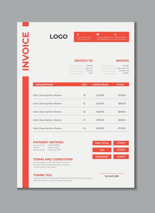 Cash Receipt Template Vector Art, Icons, and Graphics for Free Download