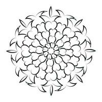 Mandala Art design in circle. Simple mandala design floral mandala art beautiful mandala artwork vector