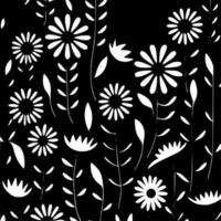 Flower Pattern - Minimalist and Flat Logo - Vector illustration