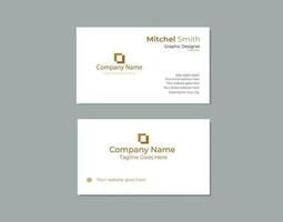 Simple modern corporate business cards vector