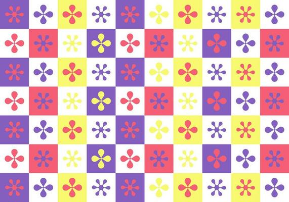 set of colorful free form object and symbol seamless pattern background