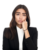 Business woman isolated. Illustration png