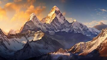 Beautiful mountain background., Illustration photo