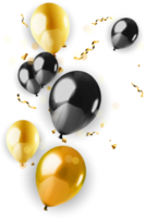 kleurrijk ballonnen. vector illustratie eps10 png