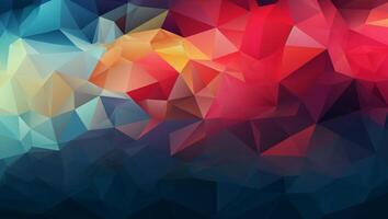 A colorful triangle design with a triangle design, photo