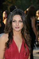 MILA KUNIS  the 7th annual Chrysalis Butterfly Ball held  a Brentwood private residence May 31 2008 photo