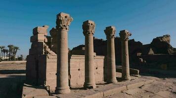 Exterior of the Ancient Egyptian Temple of Dendera video
