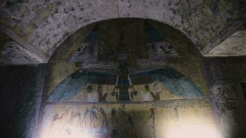 graf van tausert en nacht in de vallei van de koningen, Egypte video