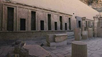 algemeen visie van de tempel van hatshepsut in luxe, Egypte video