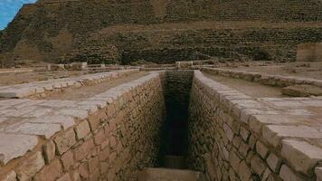 pyramide de djoser dans saqqarah, Egypte video