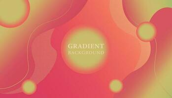 Abstract Gradient Waves, Cercles, Lines Background Wallpaper vector