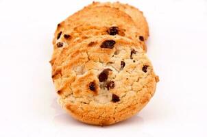 Crunchy cookies isolated photo