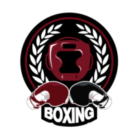 Illustration of boxing logo.It's ready to fit concept png