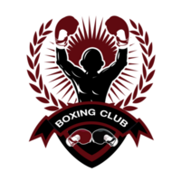 illustration de boxe logo.c'est Succès concept png